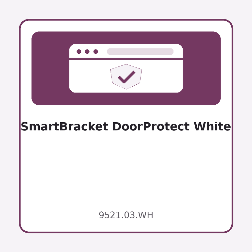 [9521.03.WH] SmartBracket DoorProtect White