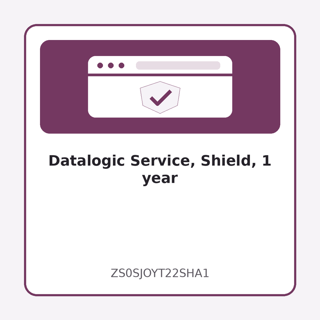 Datalogic Service, Shield, 1 year