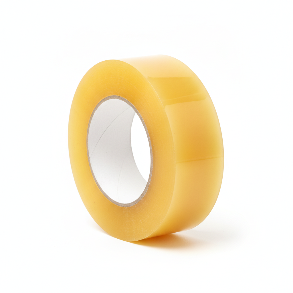 [T4-3008TR] Transparent yellow premium vinyl tape (100 mm)