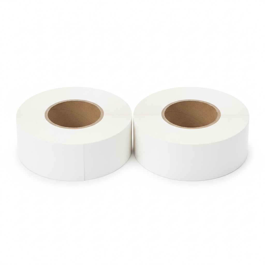 [2-T1-3001] Premium white vinyl tape (25 mm x 42.6 m, 2-pack)