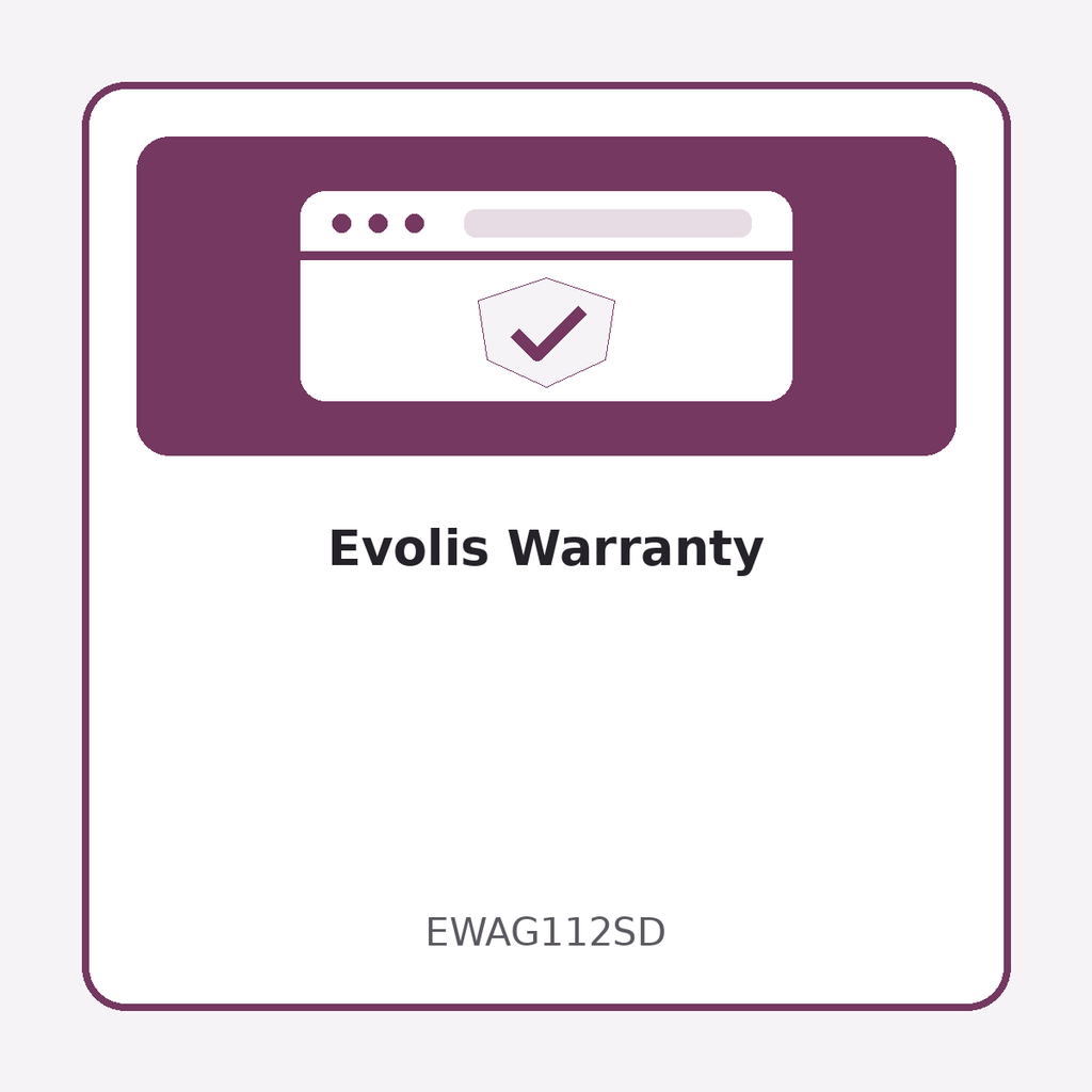 [EWAG112SD] Evolis Warranty