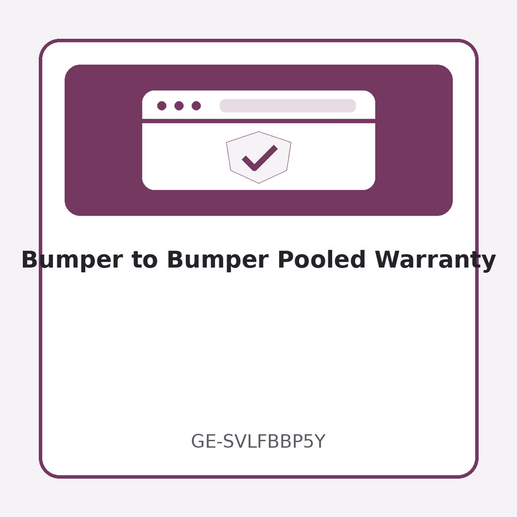 Bumper to Bumper Pooled Warranty