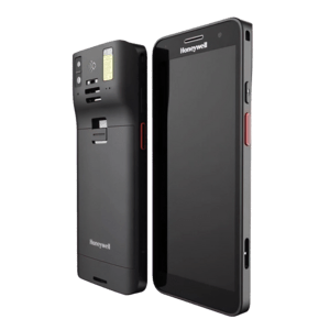 Honeywell CT37 mobile computer, 6" display, Android, 8GB RAM, 128GB storage, Wi-Fi 6E, 2D Standard Range imager, IP65/IP68, black, desinfectable.