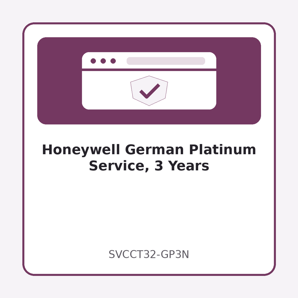 Honeywell German Platinum Service, 3 Years