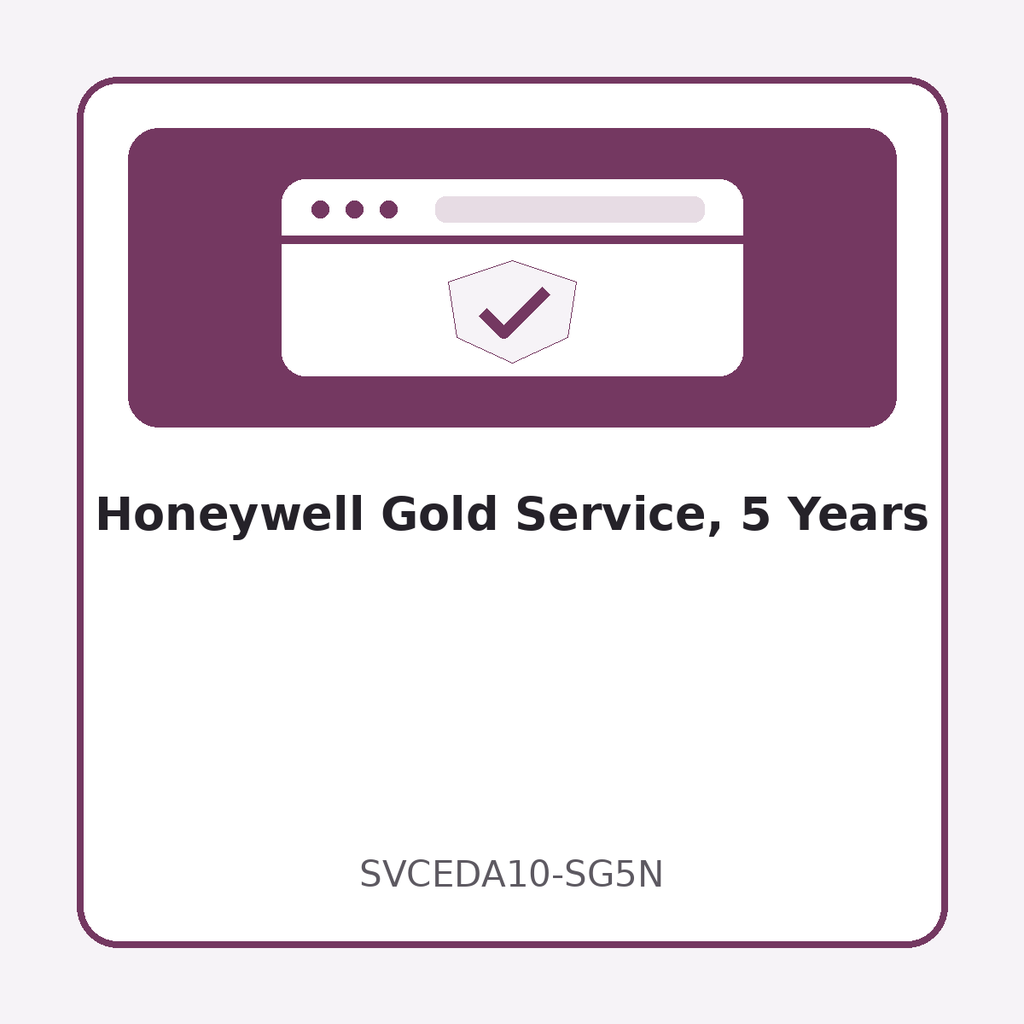 Honeywell Gold Service, 5 Years