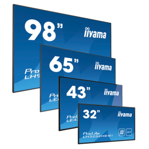[LH4375UHS-B2AG] iiyama ProLite LFDs LH4375UHS-B2AG, 42.5", 4K UHD, 500cd, TFT Screen, HDMI, RS232, Display-Port, VESA 100x100mm, Black, QSG, Remote Control