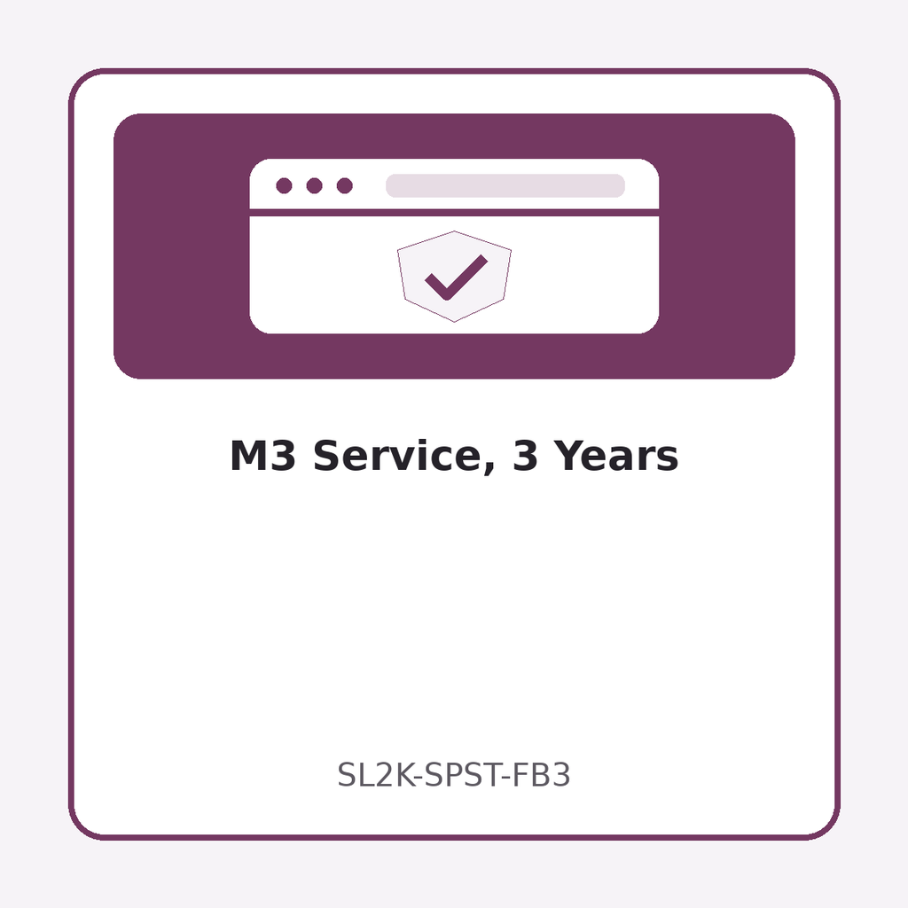 M3 Service, 3 Years