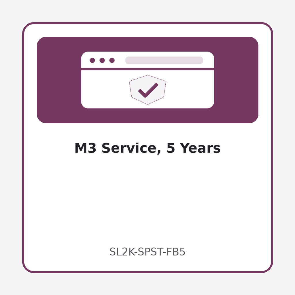 M3 Service, 5 Years