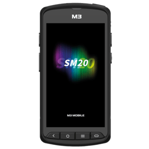 M3 Mobile SM20, 2D, SE4750, 12.7 cm (5''), GPS, USB, BT (5.1), Wi-Fi, 4G, NFC, Android, GMS, ext. bat., RB, black