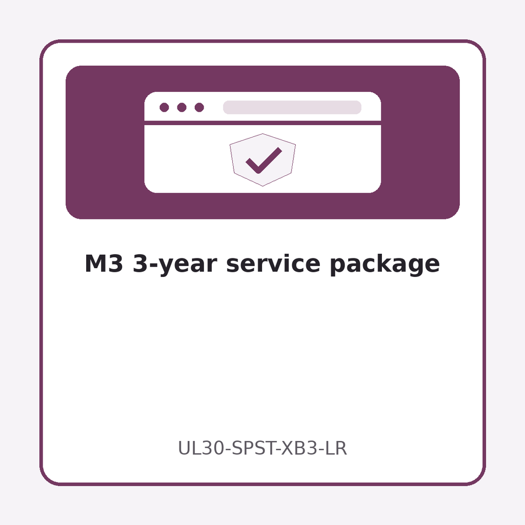M3 3-year service package