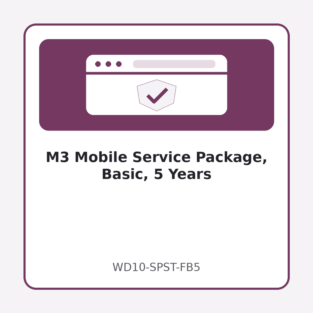 M3 Mobile Service Package, Basic, 5 Years