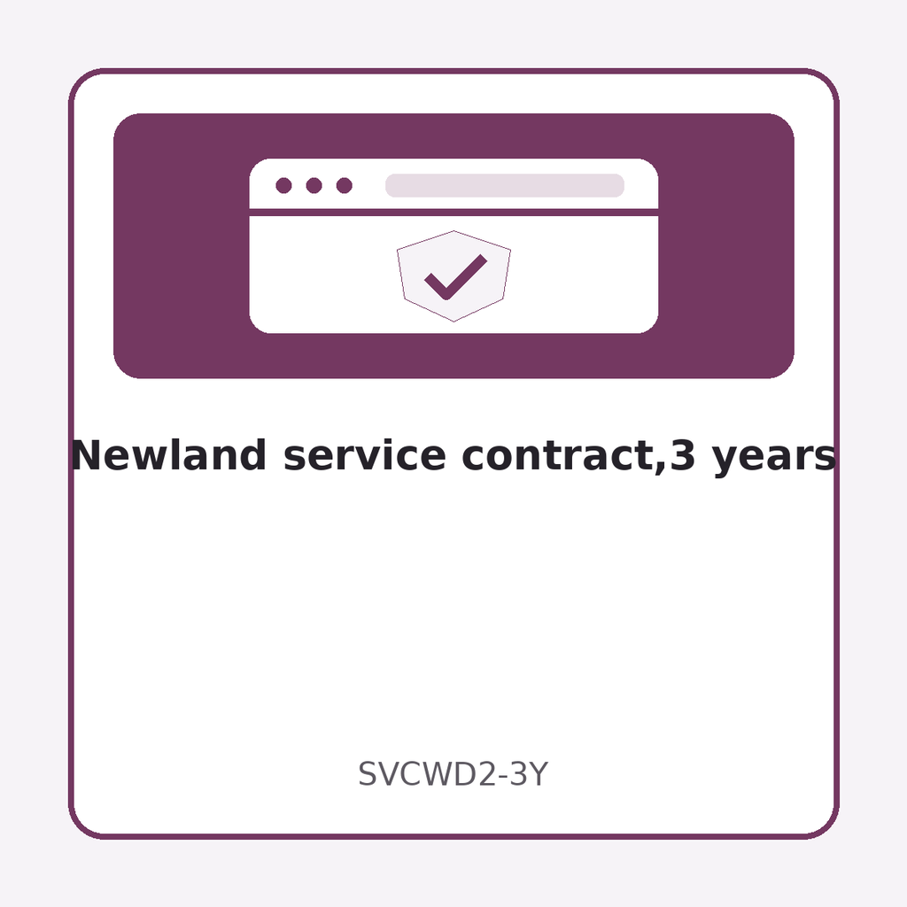 [SVCWD2-3Y] Newland service contract,3 years