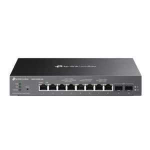 Jarltech TP-Link Omada Smart Managed Switch, SG2016P(UN), smart managed switch with advanced management capabilities, VLAN, QoS, and Omada SDN support.